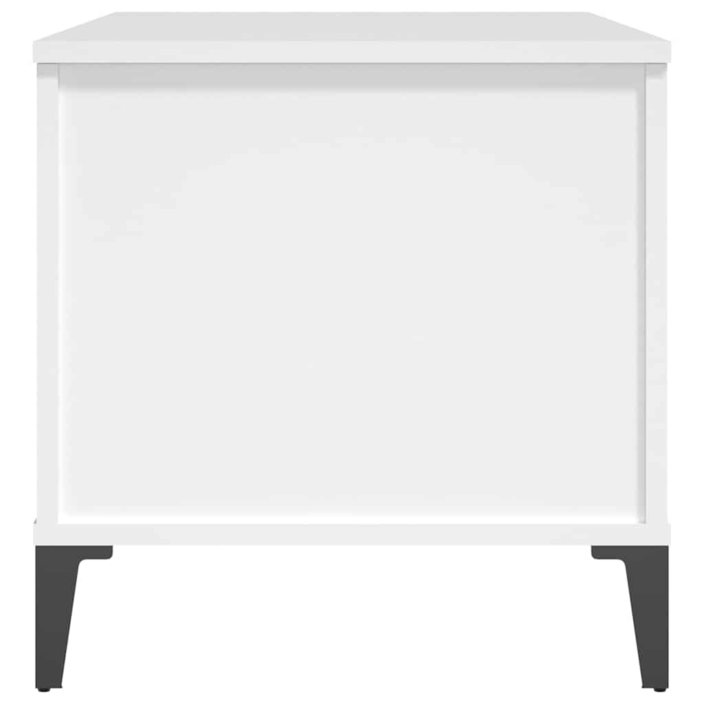 Couchtisch Weiß 90x44,5x45 cm Holzwerkstoff