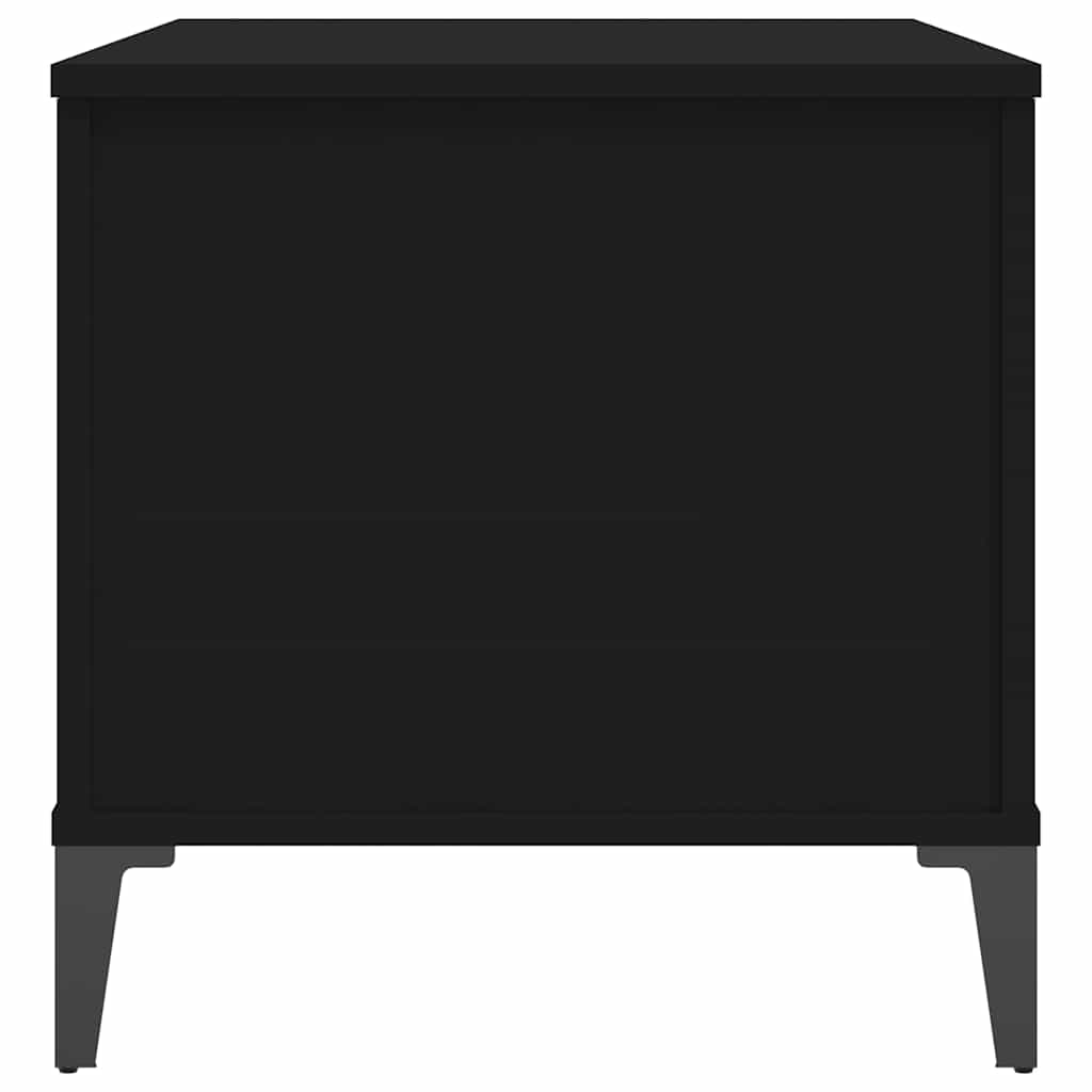 Couchtisch Schwarz 90x44,5x45 cm Holzwerkstoff