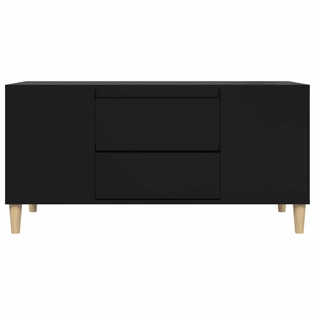 TV-Schrank Schwarz 102x44,5x50 cm Holzwerkstoff