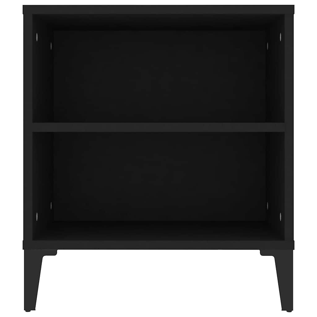 TV-Schrank Schwarz 102x44,5x50 cm Holzwerkstoff