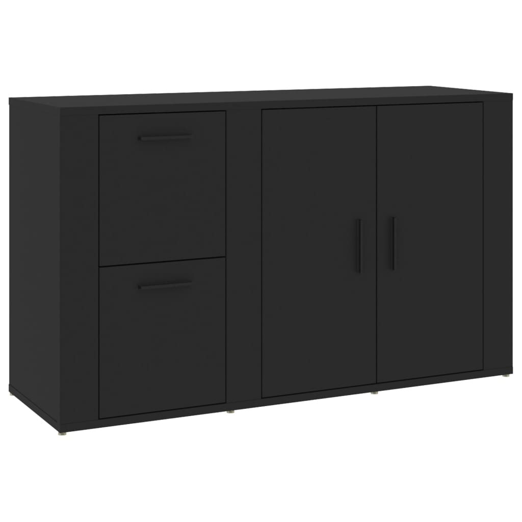 Sideboard Schwarz 100x33x59,5 cm Holzwerkstoff