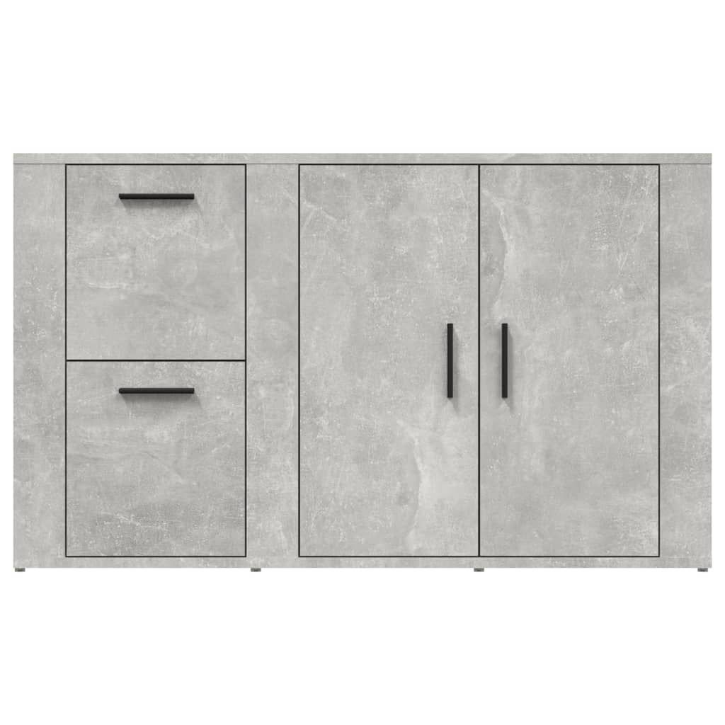 Sideboard Betongrau 100x33x59,5 cm Holzwerkstoff