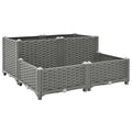 Hochbeet 80x80x38 cm Polypropylen