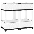 Hochbeet 80x40x71 cm Polypropylen