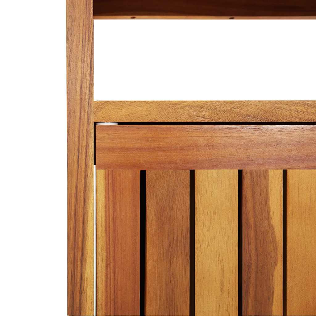Garten-Konsolentisch 110x35x75 cm Massivholz Akazie