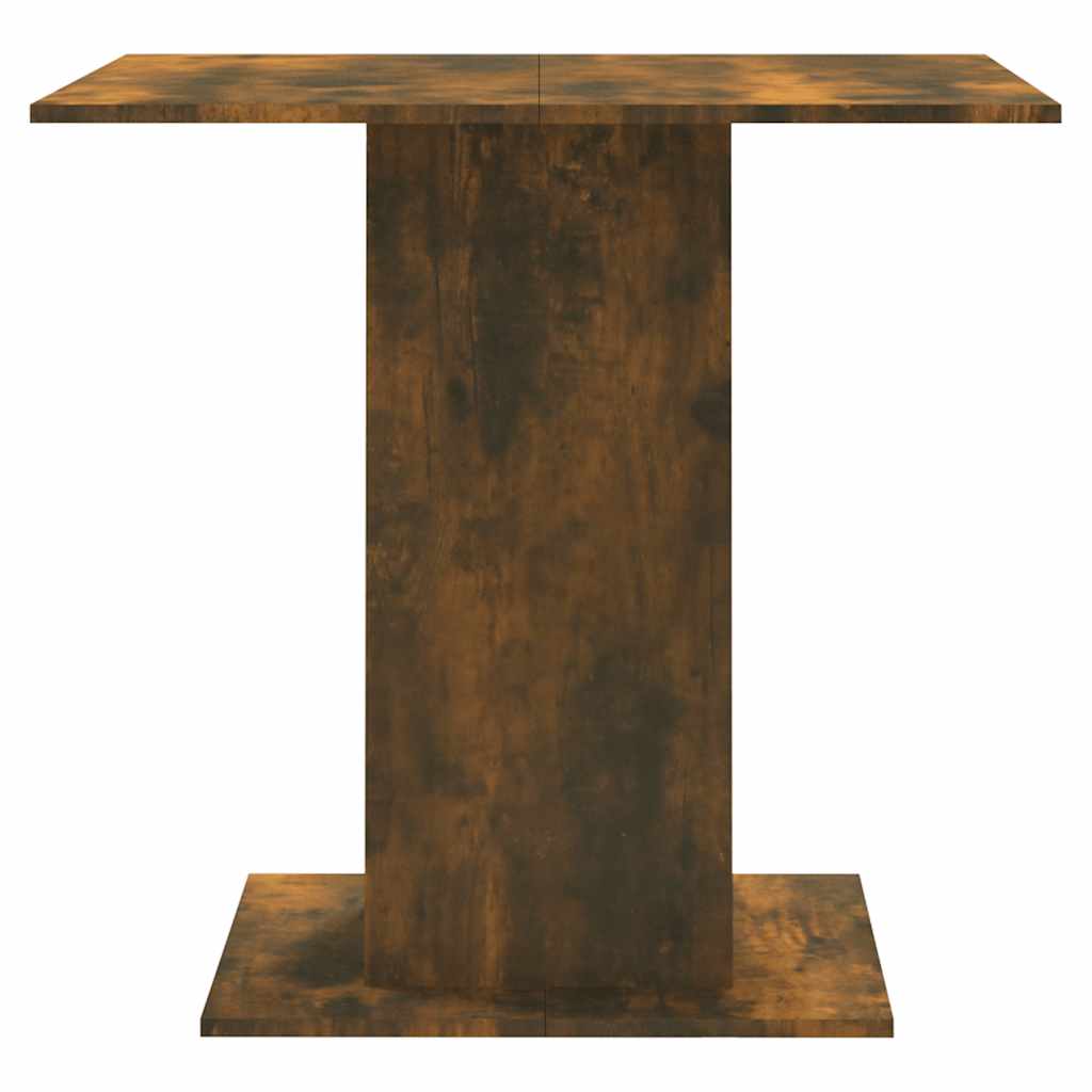 Esstisch Räuchereiche 80x80x75 cm Holzwerkstoff