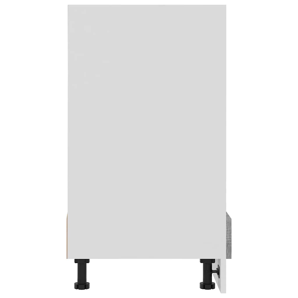 Herdumbauschrank Lyon Grau Sonoma 60x46x81,5 cm Holzwerkstoff