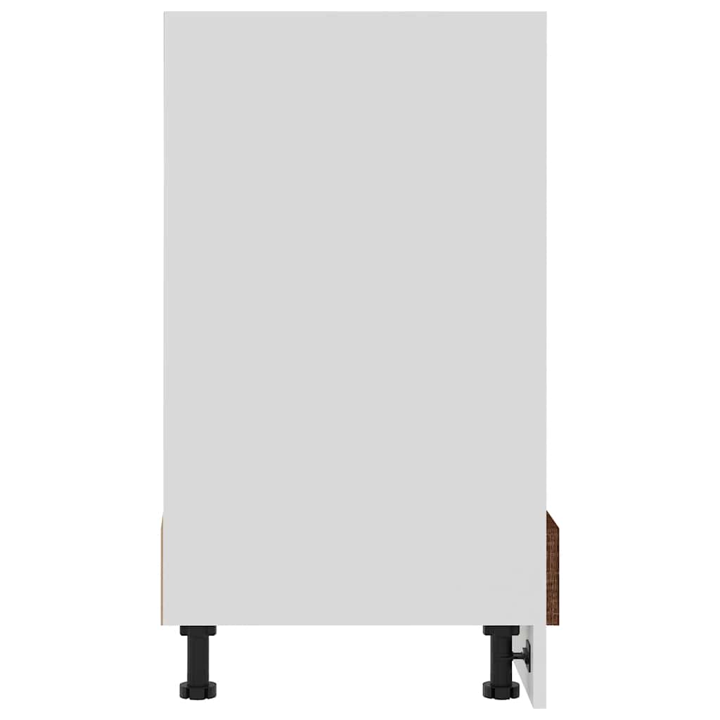 Herdumbauschrank Lyon Braun Eichen-Optik 60x46x81,5 cm Holzwerkstoff