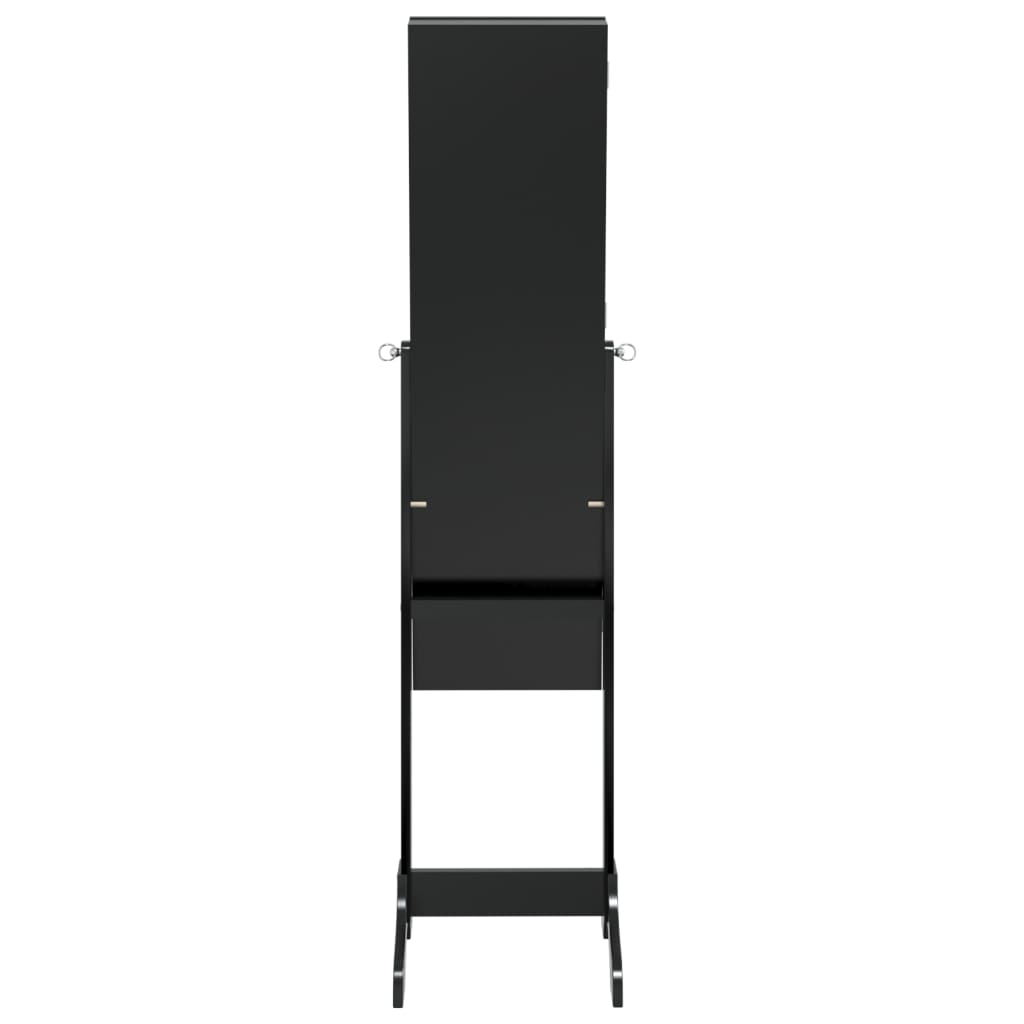 Standspiegel Schwarz 34x37x146 cm
