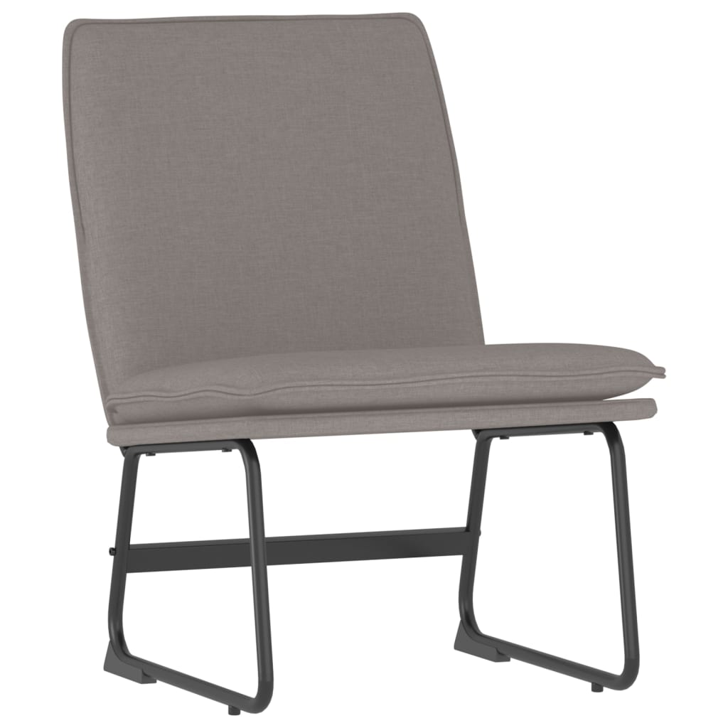 Loungesessel Taupe 52x75x76 cm Stoff