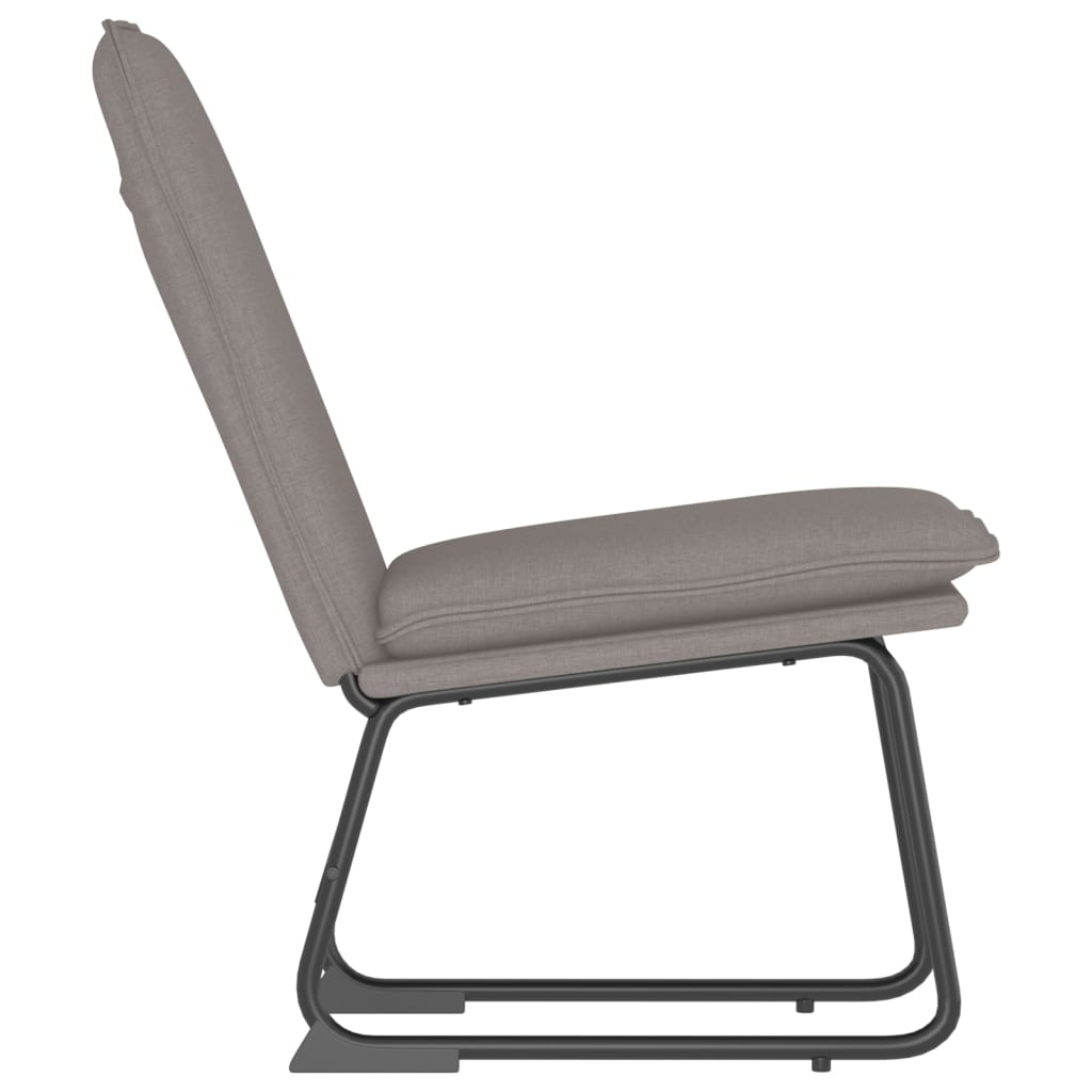 Loungesessel Taupe 52x75x76 cm Stoff