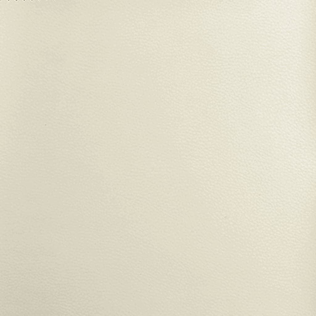 Loungesessel Creme 54x75x76 cm Kunstleder
