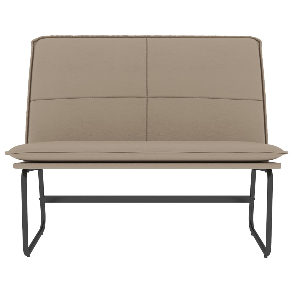 Sitzbank Cappuccino-Braun 100x75x76 cm Kunstleder