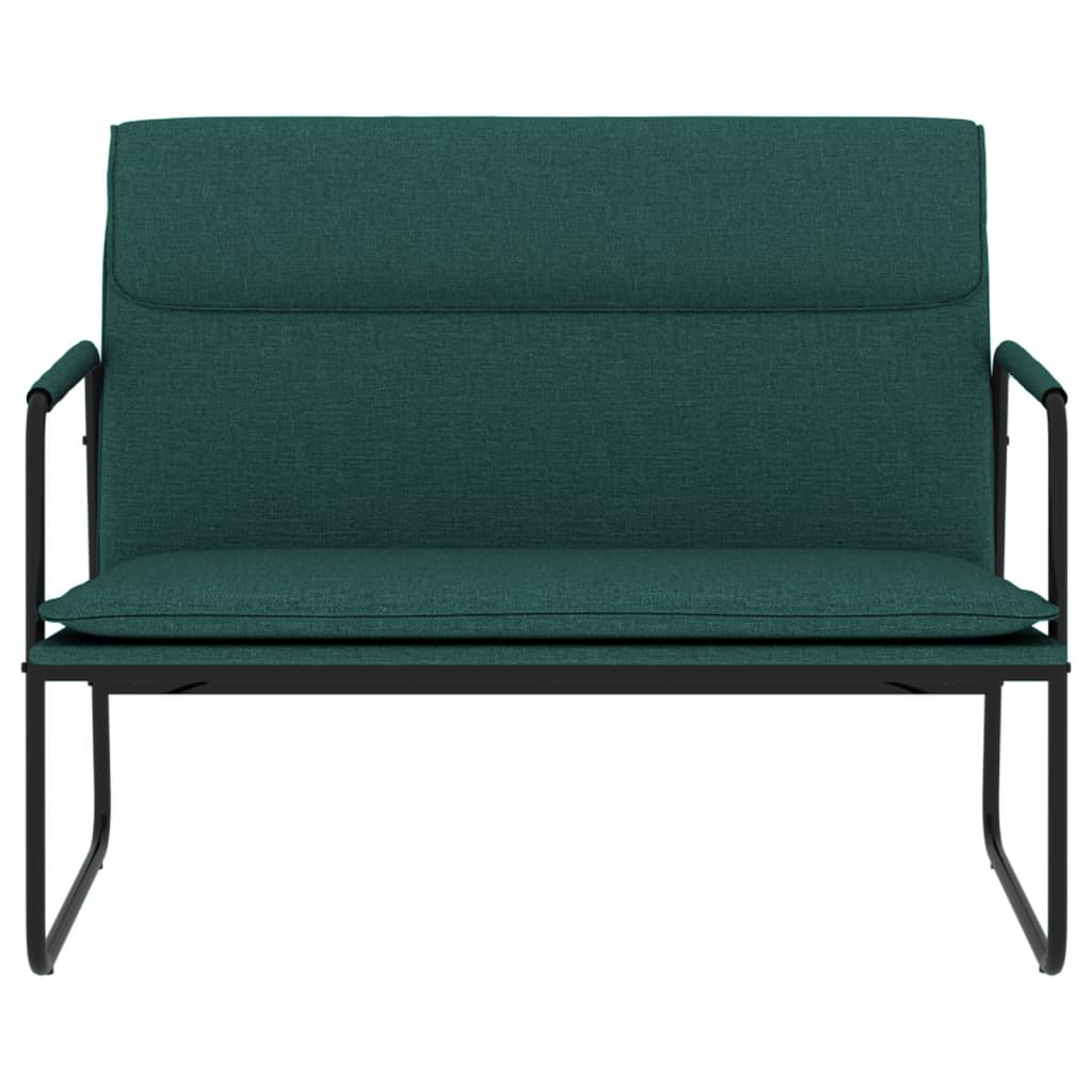Sitzbank Dunkelgrün 100x64x80 cm Stoff