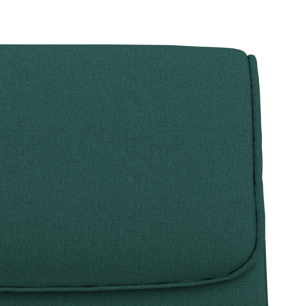 Sitzbank Dunkelgrün 100x64x80 cm Stoff