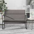 Sitzbank Taupe 100x64x80 cm Stoff