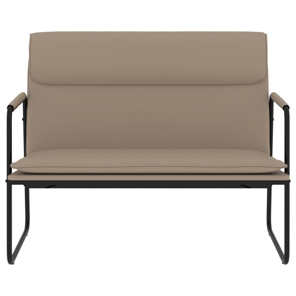 Sitzbank Cappuccino-Braun 100x64x80 cm Kunstleder