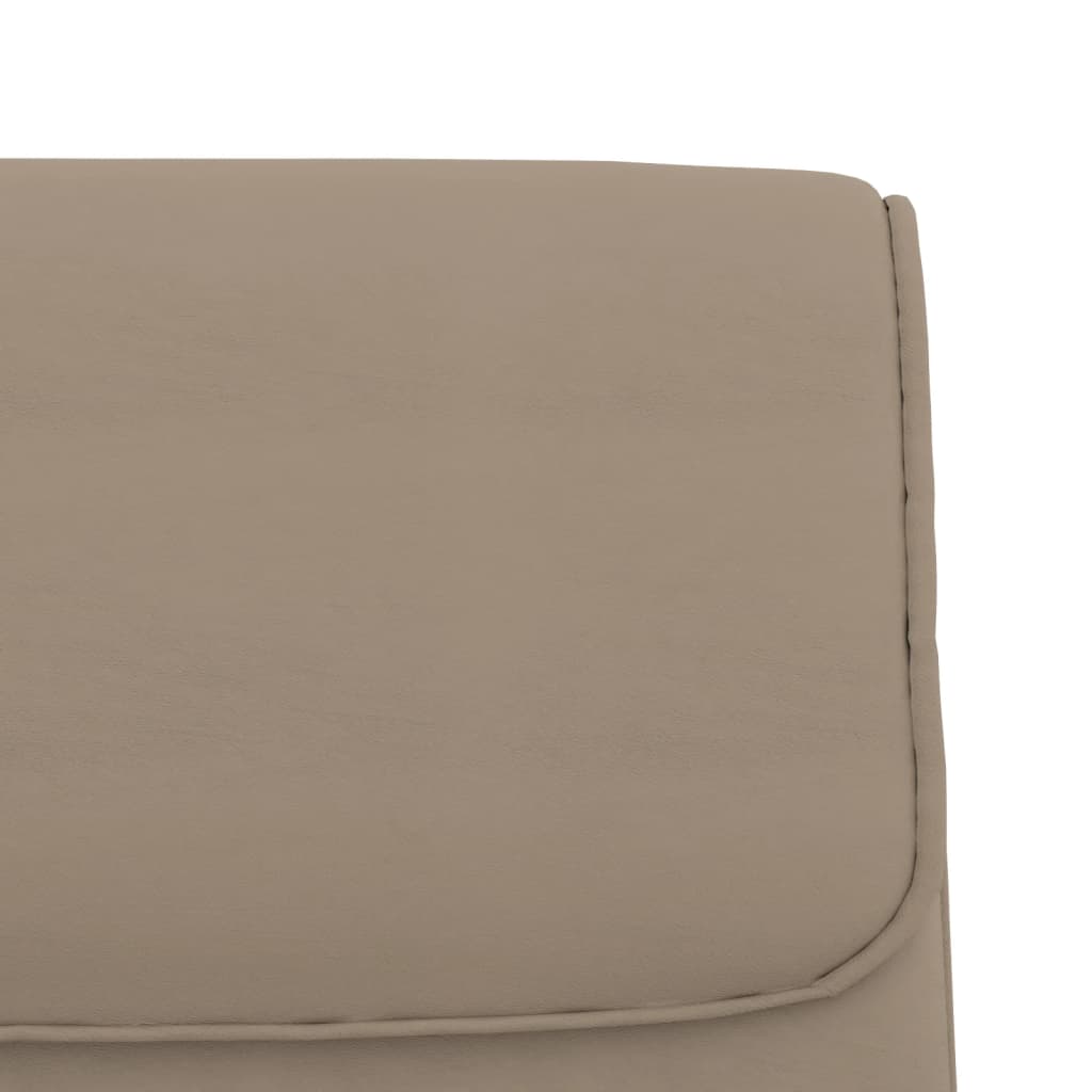 Sitzbank Cappuccino-Braun 100x64x80 cm Kunstleder