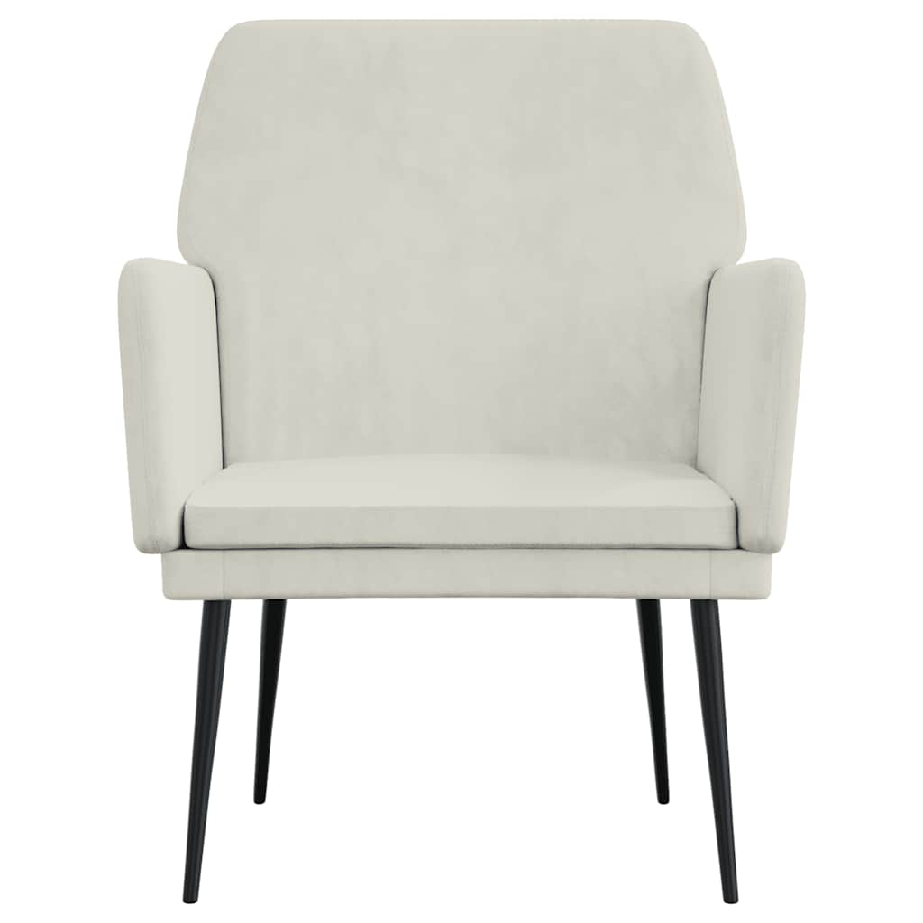 Sessel Creme 62x79x79 cm Samt