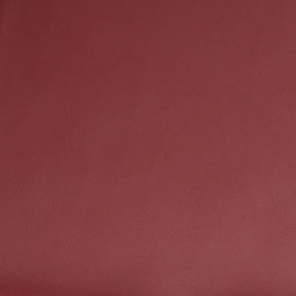 Sitzbank Weinrot 107x80x81 cm Kunstleder