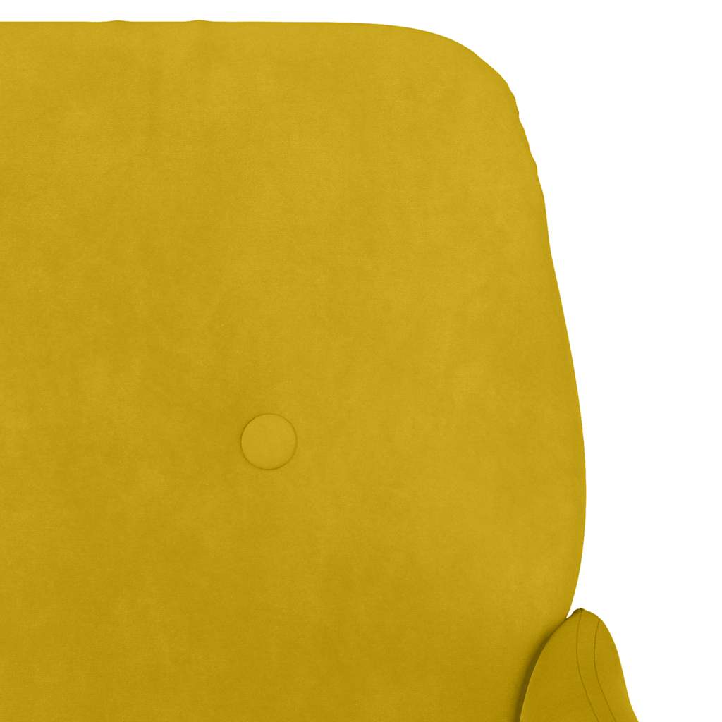 Sessel Gelb 62x79x79 cm Samt