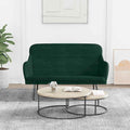 Sitzbank Dunkelgrün 110x76x80 cm Samt