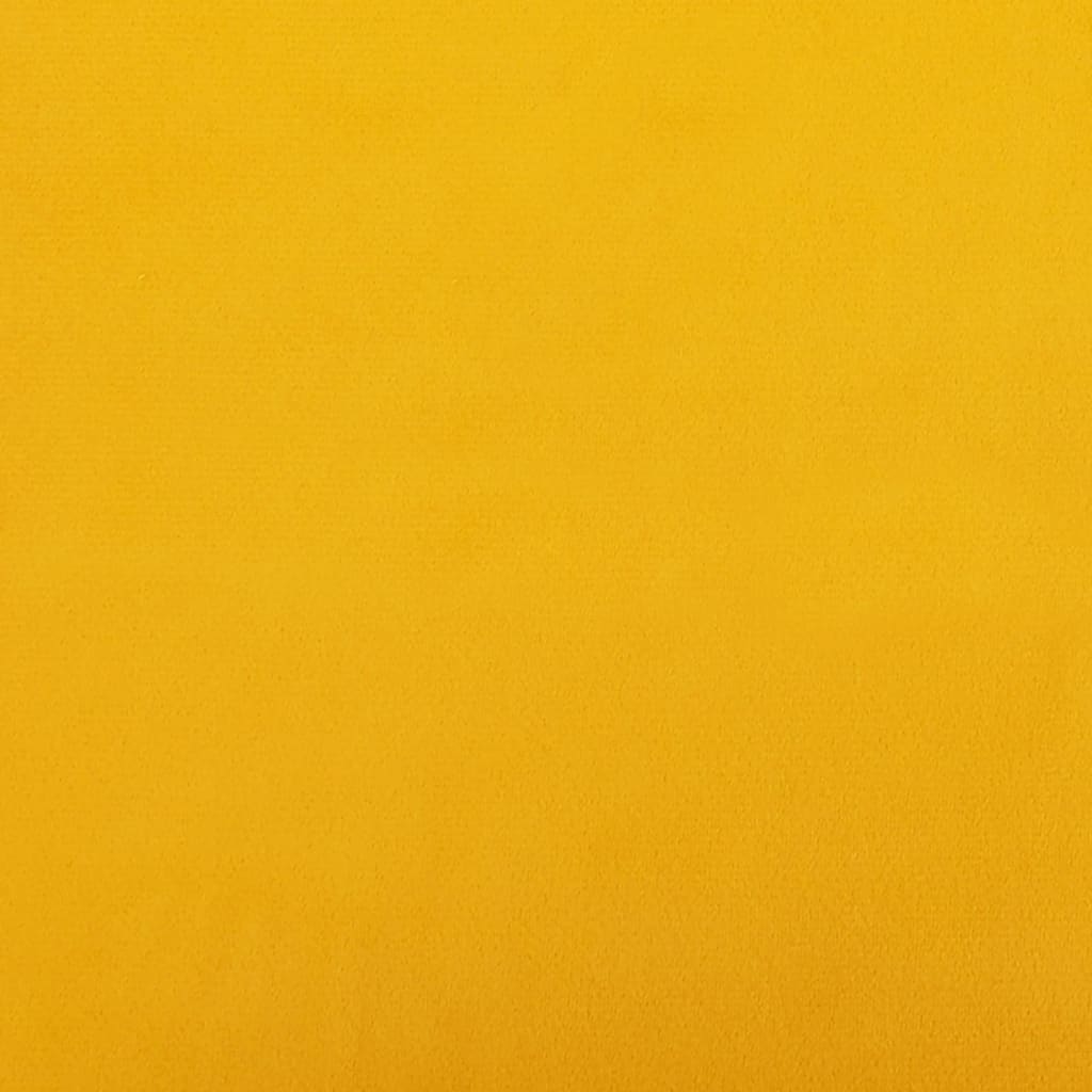 Sessel Gelb 63x76x80 cm Samt