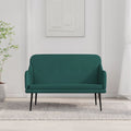 Sitzbank Dunkelgrün 110x76x80 cm Stoff