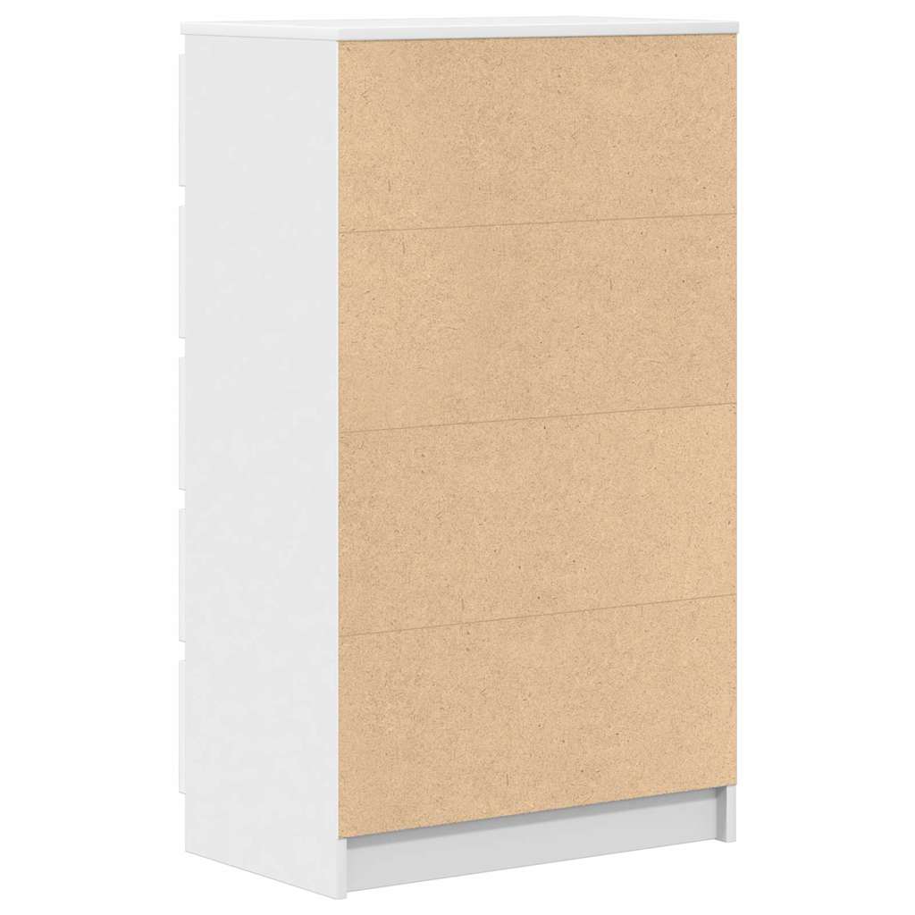 Schubladenschrank Weiß 60x36x103 cm Holzwerkstoff
