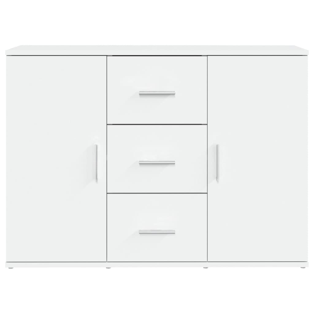 Sideboard Weiß 91x29,5x65 cm Holzwerkstoff