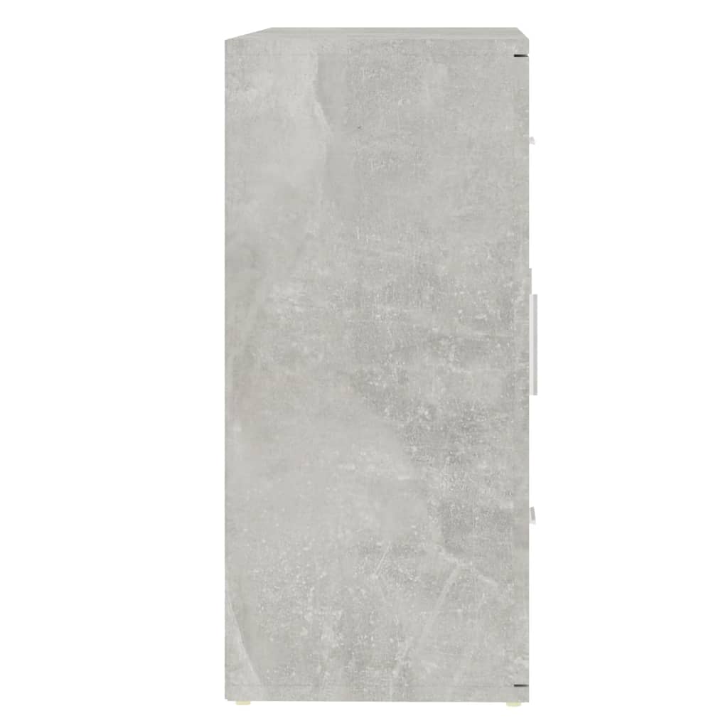 Sideboard Betongrau 91x29,5x65 cm Holzwerkstoff