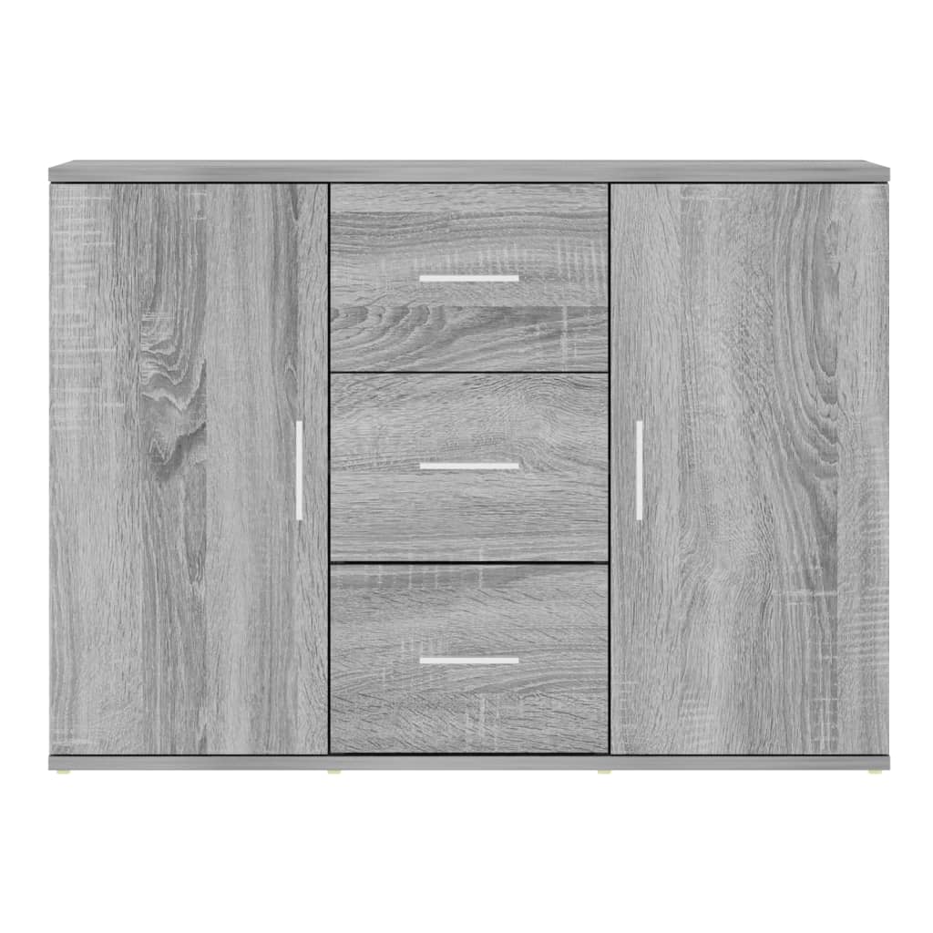 Sideboard Grau Sonoma 91x29,5x65 cm Holzwerkstoff