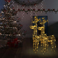 Rentiere Weihnachtsdekoration 2 Stk. 60x16x100 cm Acryl