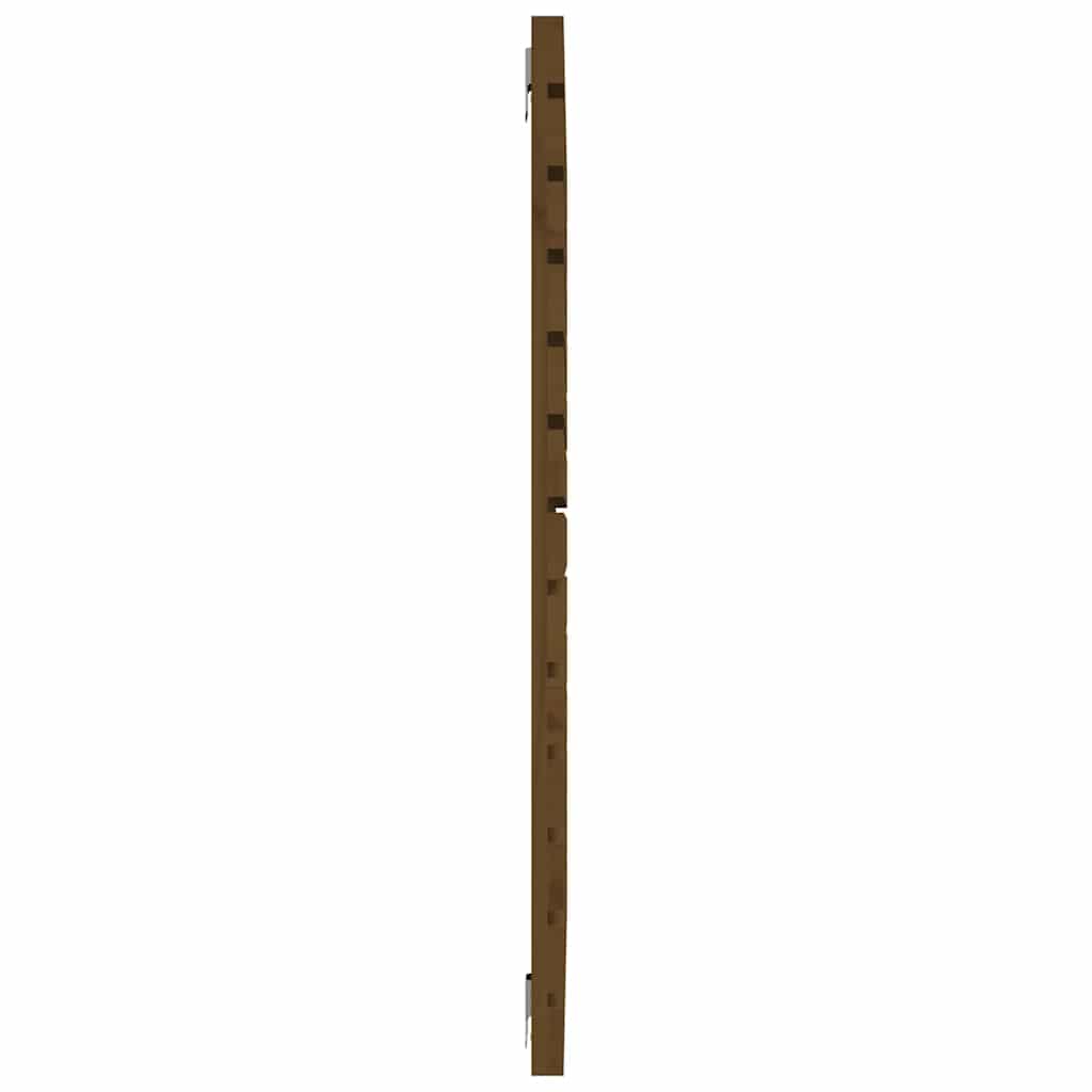 Wand-Kopfteil Honigbraun 96x3x91,5 cm Massivholz Kiefer