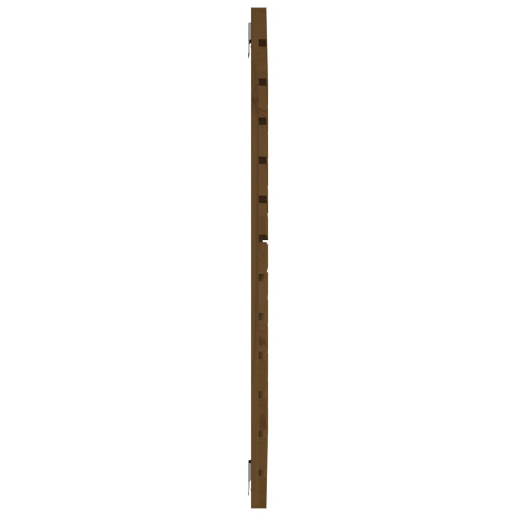 Wand-Kopfteil Honigbraun 146x3x91,5 cm Massivholz Kiefer