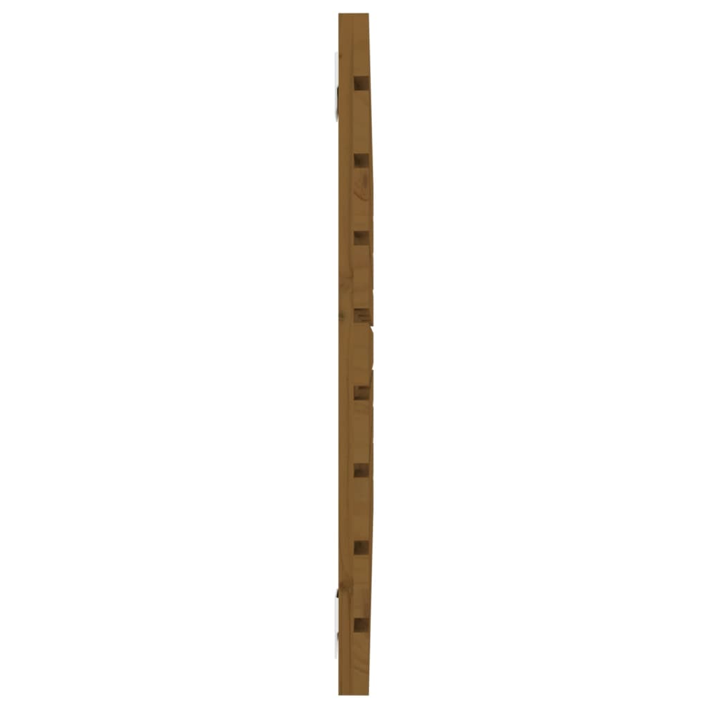 Wand-Kopfteil Honigbraun 106x3x63 cm Massivholz Kiefer