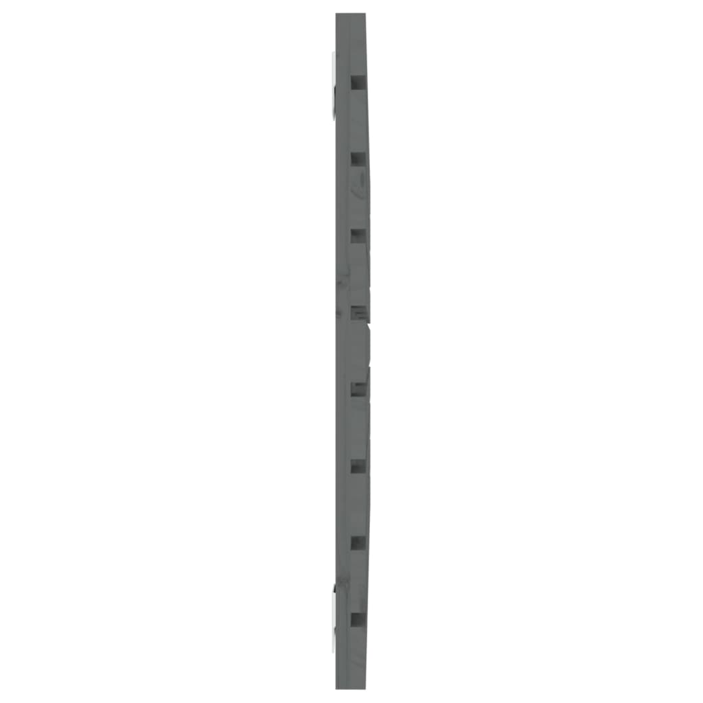 Wand-Kopfteil Grau 96x3x63 cm Massivholz Kiefer