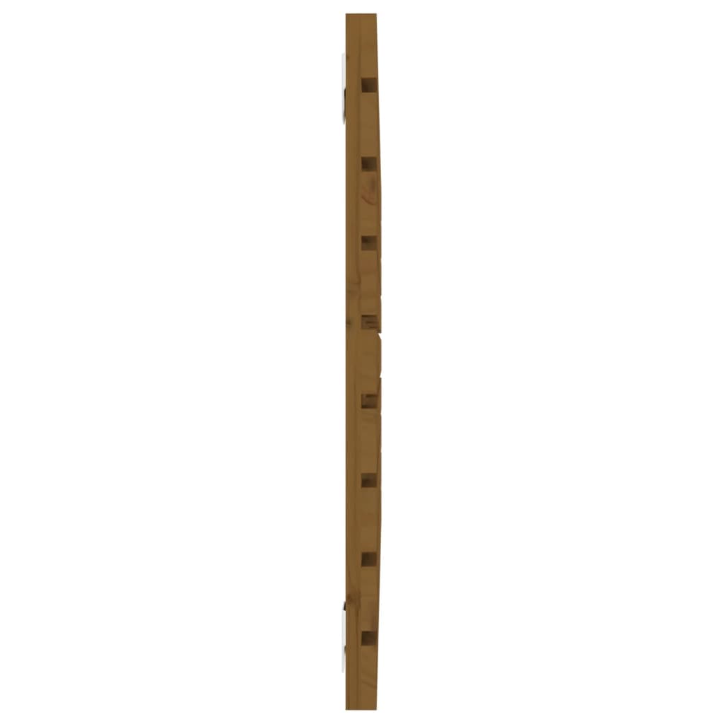Wand-Kopfteil Honigbraun 81x3x63 cm Massivholz Kiefer