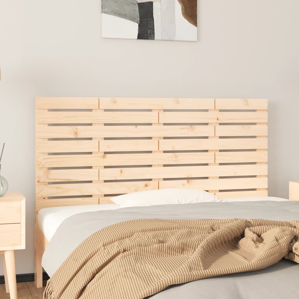Wand-Kopfteil 141x3x63 cm Massivholz Kiefer