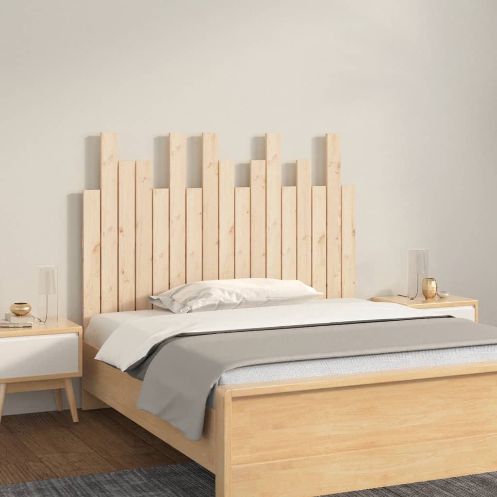 Wand-Kopfteil 108x3x80 cm Massivholz Kiefer