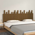 Wand-Kopfteil Honigbraun 204x3x80 cm Massivholz Kiefer