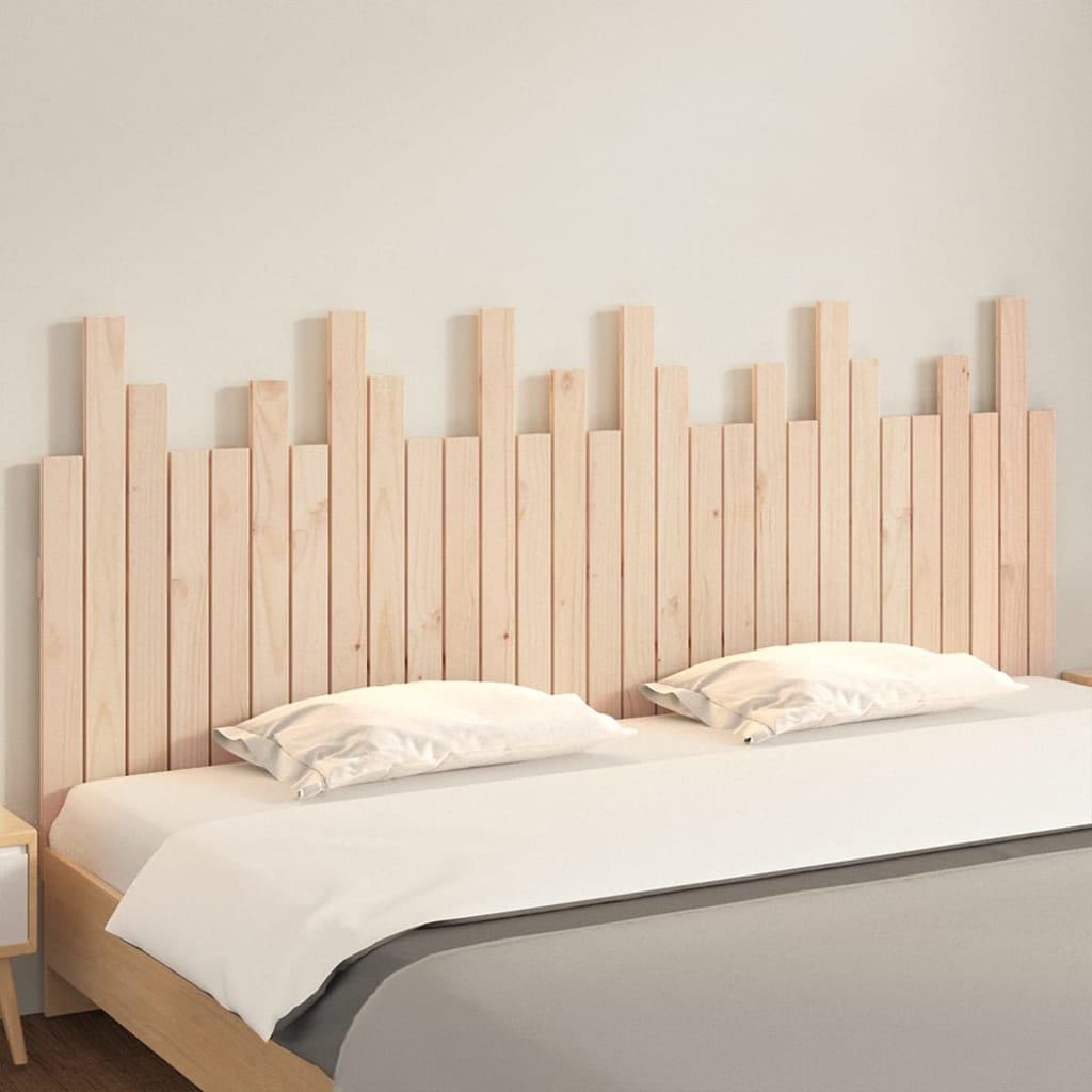 Wand-Kopfteil 185x3x80 cm Massivholz Kiefer