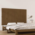 Wand-Kopfteil Honigbraun 147x3x90 cm Massivholz Kiefer