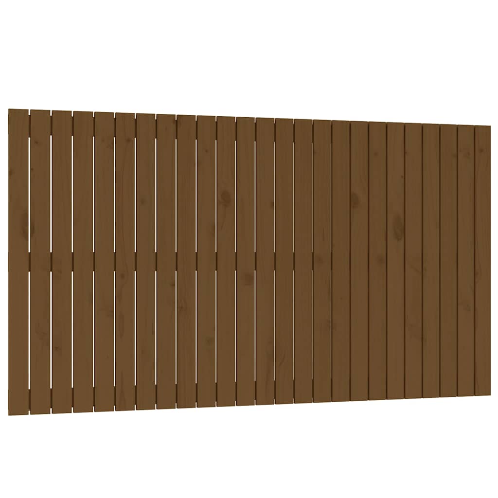 Wand-Kopfteil Honigbraun 159,5x3x90 cm Massivholz Kiefer