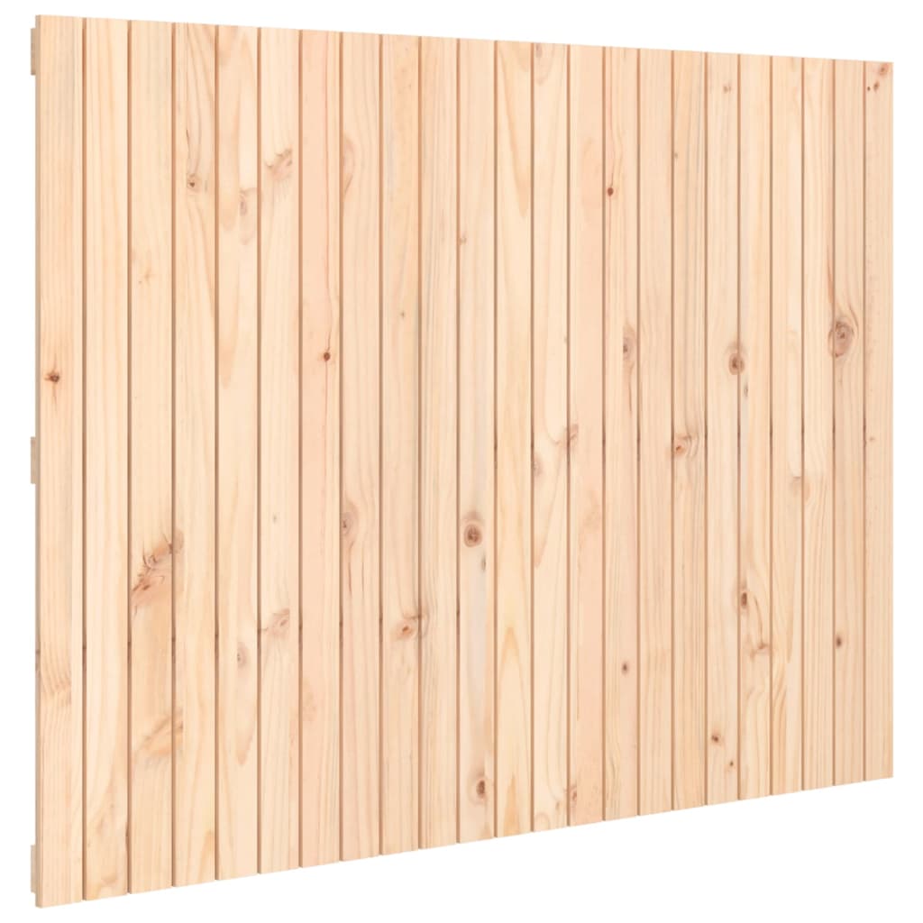 Wand-Kopfteil 146,5x3x110 cm Massivholz Kiefer