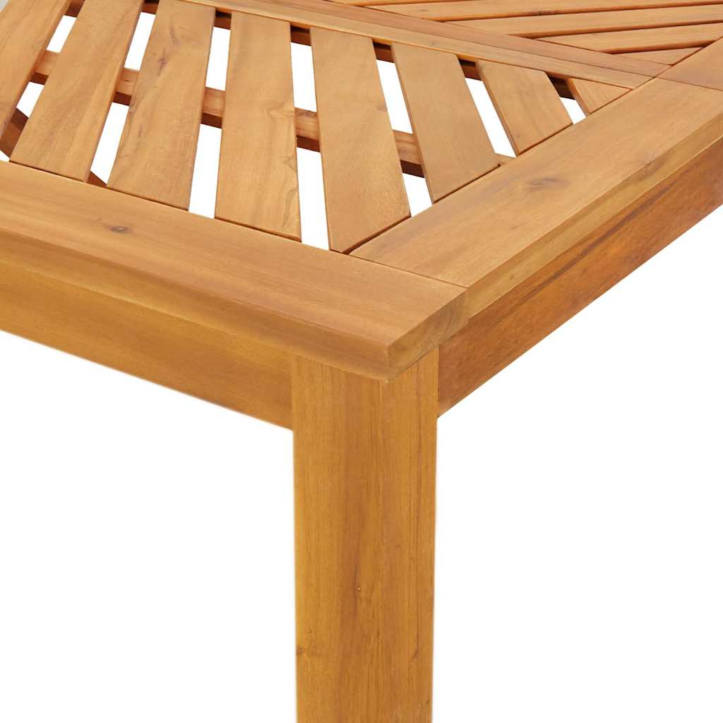 Garten Essgruppe 6 pcs Braun Massivholz Akazie