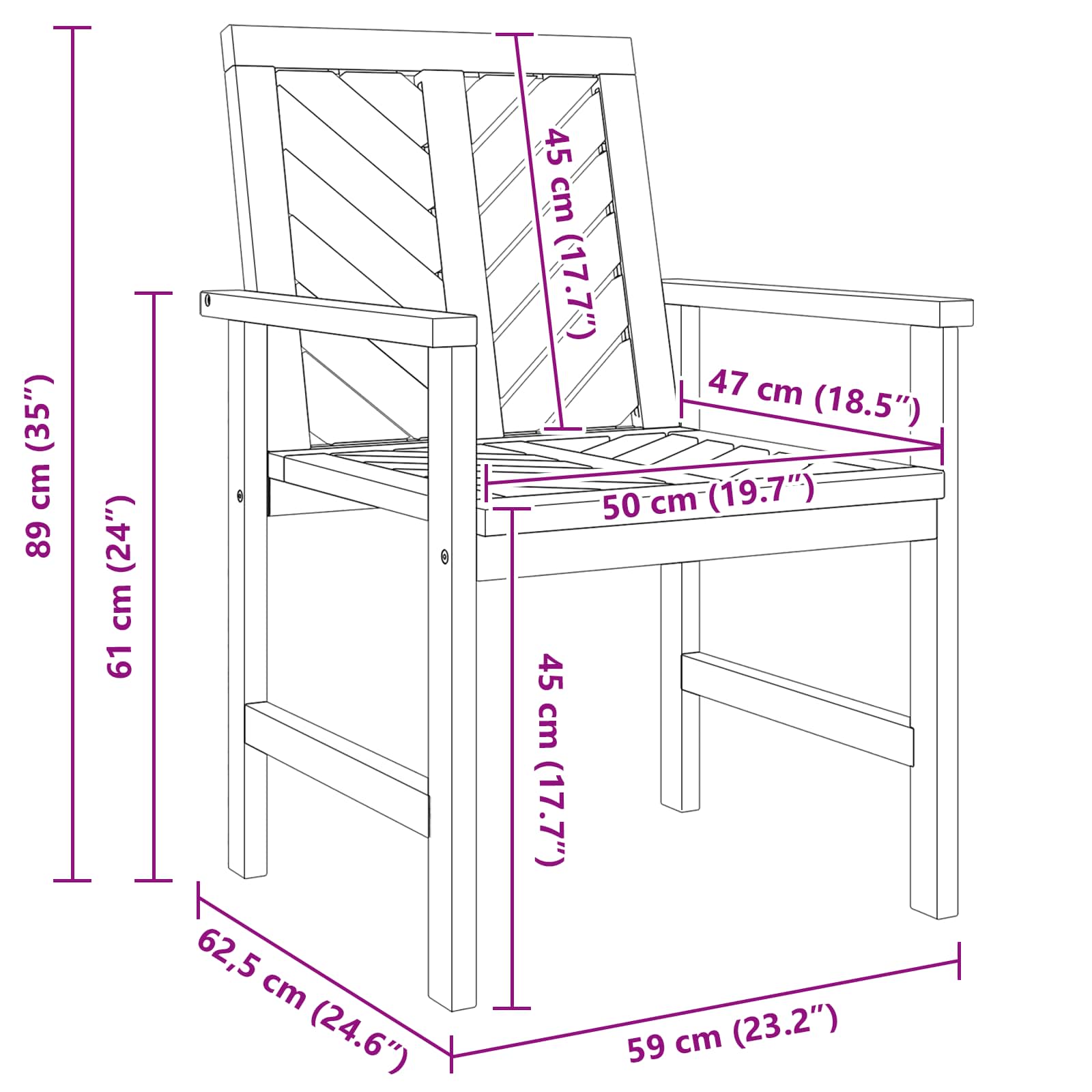 Garten Essgruppe 9 pcs Braun Massivholz Akazie