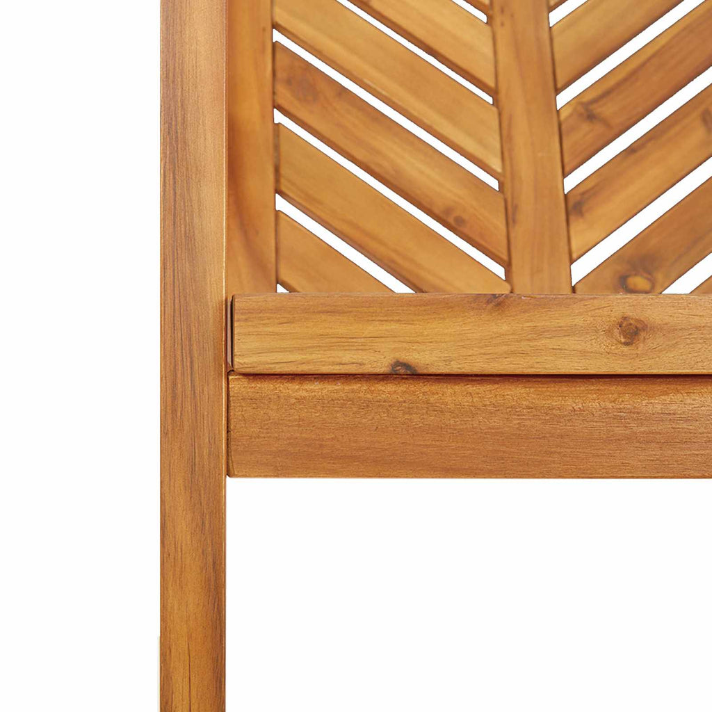 Garten Essgruppe 5 pcs Braun Massivholz Akazie