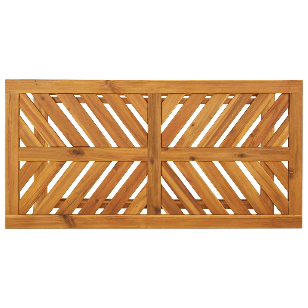 Garten-Lounge-Set 3 pcs Braun Massivholz Akazie