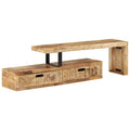 TV-Ständer (118–200) x 30 x 40 cm Massivholz Mango